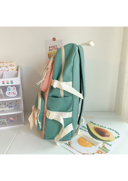 Japon Küçük Taze ve Renkli Sırt Çantası/büyük Kapasiteli Ortaokul Lise Okul Çantası/üniversite Sırt Çantası, DL012 (Yurt Dışından) modelleri