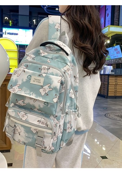 Moda Gündelik Okul Çantası Kore Versiyonu/büyük Kapasiteli Ortaokul Lise Öğrencisi Omuz Çantası/üniversite Sırt Çantası, DL014 (Yurt Dışından) fiyatları