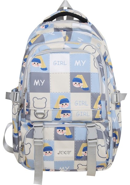 Yeni Kore Tavşan Okul Çantası/ortaokul Lise Büyük Kapasiteli Sırt Çantası/üniversite Sırt ÇANTASI,DL017 (Yurt Dışından)