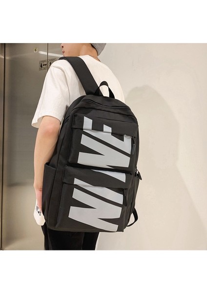 Yeni Ins Kore Versiyonu Büyük Kapasiteli Erkek ve Kadın Lise Öğrencisi Okul Çantası/moda Hafif Üniversite Omuz Çantası, DL042 (Yurt Dışından) modelleri