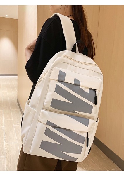 Yeni Ins Kore Versiyonu Büyük Kapasiteli Erkek ve Kadın Lise Öğrencisi Okul Çantası/moda Hafif Üniversite Omuz Çantası, DL042 (Yurt Dışından) fiyatları