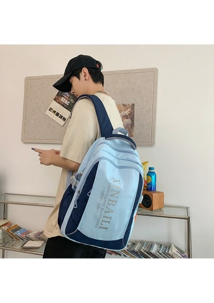 Moda Akımı Büyük Kapasiteli Ortaokul Çantası/basit Rahat Lise-Üniversite Sırt Çantası， DL043 (Yurt Dışından) fiyatları