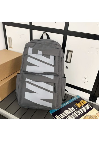 Yeni Ins Kore Versiyonu Büyük Kapasiteli Erkek ve Kadın Lise Öğrencisi Okul Çantası/moda Hafif Üniversite Omuz Çantası, DL042 (Yurt Dışından)