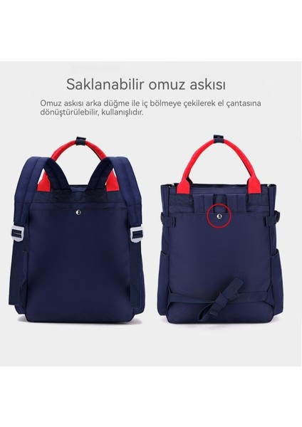 Okul Okul Çantası/çocuk Büyük Kapasiteli Omuz Çantası/çocuk Çok Fonksiyonlu Eğitim Çantası, DL058 (Yurt Dışından)
