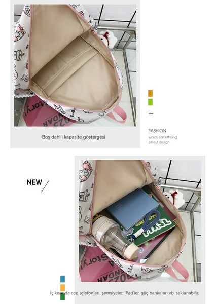 Öğrenci Okul Çantası/lise Üniversite Öğrencisi Seyahat Yük Azaltma Sırt Çantası/ortaokul Büyük Kapasiteli Eğlence Sırt Çantası, DL048 (Yurt Dışından) modelleri