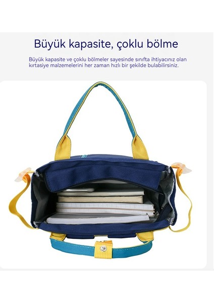 Okul Okul Çantası/büyük Kapasiteli Çok Fonksiyonlu Çocuk Omuz Çantası/çocuk Eğitim Çantası, DL057 (Yurt Dışından)