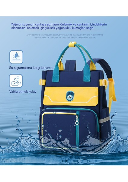 Okul Okul Çantası/büyük Kapasiteli Çok Fonksiyonlu Çocuk Omuz Çantası/çocuk Eğitim Çantası, DL057 (Yurt Dışından) modelleri