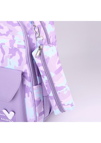 Yeni Basit Kız Çocuk Okul Çantası/ilkokul Öğrencisi Hafif Yük Azaltma Sırt Çantası/ortaokul Öğrencisi Büyük Kapasiteli Sırt Çantası, DL094 (Yurt Dışından) indirimleri