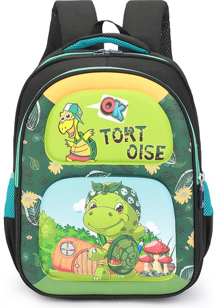 Erkek Çocuk Sevimli Çizgi Film Büyük Kapasiteli Omuz Sırt Çantası/ilkokul Öğrencisi Hafif Sırt Çantası DL148 (Yurt Dışından)