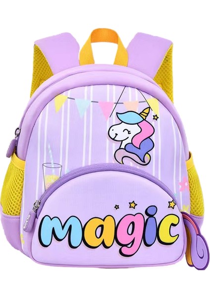 Kız Hafif Nefes Alan Büyük Kapasiteli Çocuk Sırt Çantası/yeni Güzel Tek Boynuzlu At Anaokulu Okul Çantası, DL100 (Yurt Dışından)