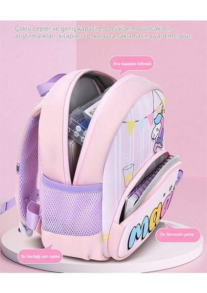 Kız Hafif Nefes Alan Büyük Kapasiteli Çocuk Sırt Çantası/yeni Güzel Tek Boynuzlu At Anaokulu Okul Çantası, DL100 (Yurt Dışından) fiyatları