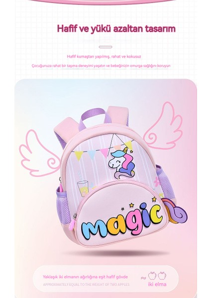 Kız Hafif Nefes Alan Büyük Kapasiteli Çocuk Sırt Çantası/yeni Güzel Tek Boynuzlu At Anaokulu Okul Çantası, DL100 (Yurt Dışından) fırsatları