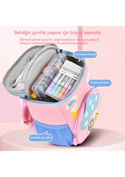Yeni Stil Mantar Çocuk Omuz Çantası/hafif Omurga Eksi Anaokulu Okul Çantası, DL099 (Yurt Dışından)