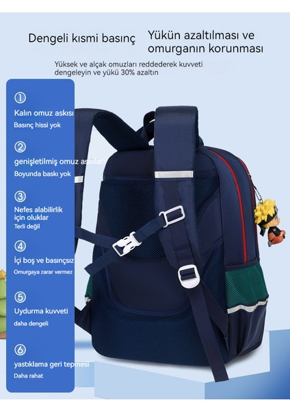 Erkek Çocuk Omurga Koruyucu Sırt Çantası / Büyük Kapasiteli Ilkokul Çantası / Moda ve Rahat Ortaokul Sırt Çantası, DL102 (Yurt Dışından) fiyatları