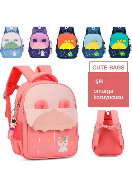Küçük Şemsiye Çocuk Omuz Çantası/sevimli Çizgi Film Erkek ve Kadın Anaokulu Okul Çantası, DL103 (Yurt Dışından) fiyatları