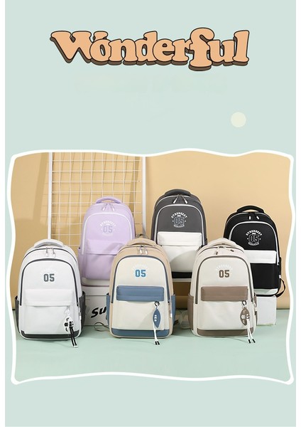 Erkekler ve Kadınlar Için Yeni Eğlence Vahşi Sırt Çantası/hafif ve Büyük Kapasiteli Lise Öğrenci Okul Çantası/omurga Yük Azaltma Üniversite Öğrencisi Kampüs Sırt Çantası, DL108 (Yurt Dışından) fiyatları