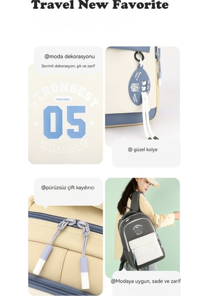 Erkekler ve Kadınlar Için Yeni Eğlence Vahşi Sırt Çantası/hafif ve Büyük Kapasiteli Lise Öğrenci Okul Çantası/omurga Yük Azaltma Üniversite Öğrencisi Kampüs Sırt Çantası, DL108 (Yurt Dışından) fırsatları