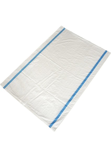 Baskısız Düz Beyaz Çuval Inşaat Moloz Çöp Çuvalı - 50 x 70 Cm. - 10 Adet