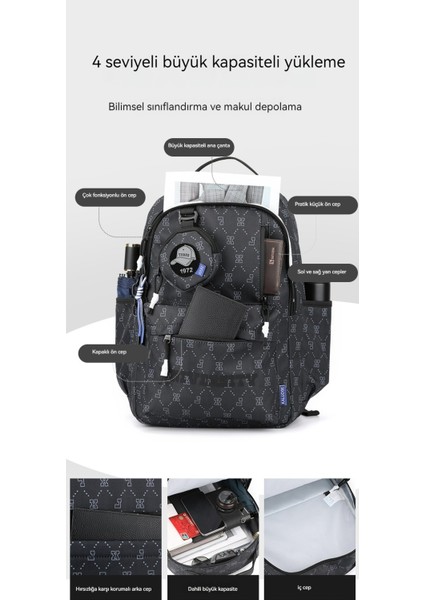 Erkek Yeni Tasarım Basit Ortaokul Okul Çantası/lise Öğrencisi Büyük Kapasiteli Sırt Çantası/üniversite Öğrencisi Bilgisayar Sırt Çantası, DL114 (Yurt Dışından) fiyatları