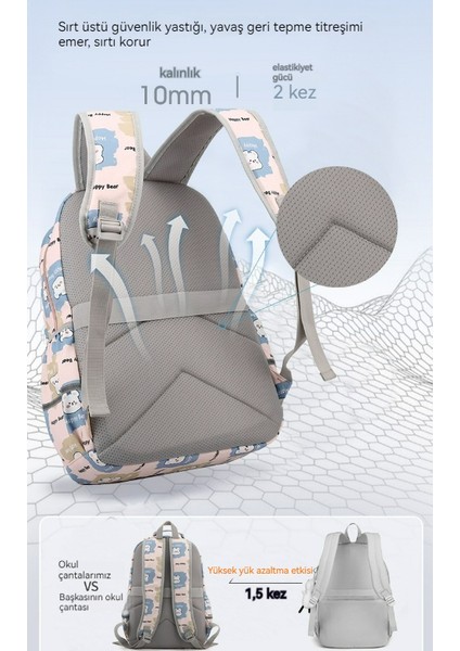 Kız Moda Prenses Sırt Çantası/hafif Omurga Ilkokul Çantası/su Geçirmez Büyük Kapasiteli Ortaokul Çantası, DL1115 (Yurt Dışından) modelleri