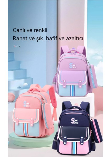 Kız Omurga Azaltma Çocuk Omuz Sırt Çantası/ilköğretim Okulu Hafif Okul Çantası/ortaokul Öğrencileri Için Büyük Hacimli Sırt Çantası, DL121 (Yurt Dışından) fiyatları