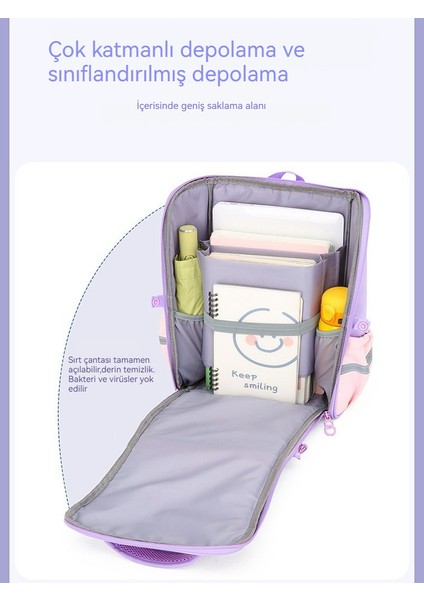 Kız 3D Sert Kabuk Ultra Hafif Uzay Paketi Çocuk Omuz Sırt Çantası/ilkokul Omurga Büyük Kapasiteli Okul Çantası, DL126 (Yurt Dışından) modelleri