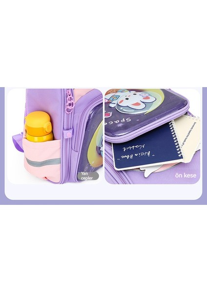 Kız 3D Sert Kabuk Ultra Hafif Uzay Paketi Çocuk Omuz Sırt Çantası/ilkokul Omurga Büyük Kapasiteli Okul Çantası, DL126 (Yurt Dışından) fırsatları