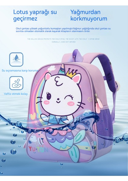 Kız Hafif Omurga Çocuk Sırt Çantası/sevimli Çizgi Film Anaokulu Çantası， DL129 (Yurt Dışından) fırsatları