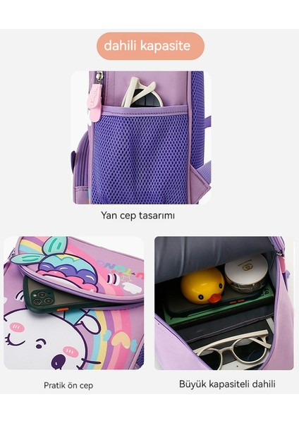 Kız Hafif Omurga Çocuk Sırt Çantası/sevimli Çizgi Film Anaokulu Çantası， DL129 (Yurt Dışından) indirimleri