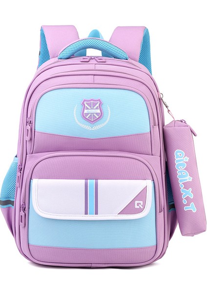 Kızlar Için Sırt Çantası Omurga Koruyucu/hafif ve Rahat Ilkokul Çantası/ortaokul Büyük Kapasiteli ÇANTA，DL131 (Yurt Dışından)