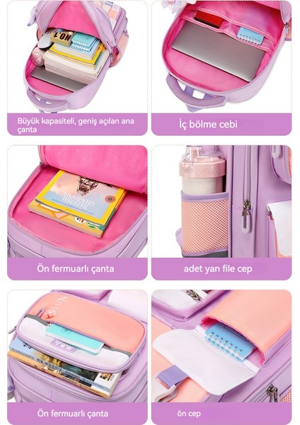 Kız Hafif Omurga Çocuk Sırt Çantası/ilkokul Çocuk Hafif Okul Çantası/ortaokul Öğrencileri Için Büyük Hacimli Sırt Çantası, DL125 (Yurt Dışından) modelleri