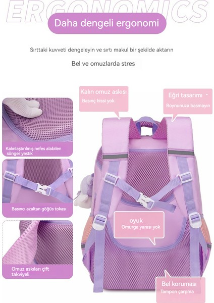 Kız Hafif Omurga Çocuk Sırt Çantası/ilkokul Çocuk Hafif Okul Çantası/ortaokul Öğrencileri Için Büyük Hacimli Sırt Çantası, DL125 (Yurt Dışından) fırsatları