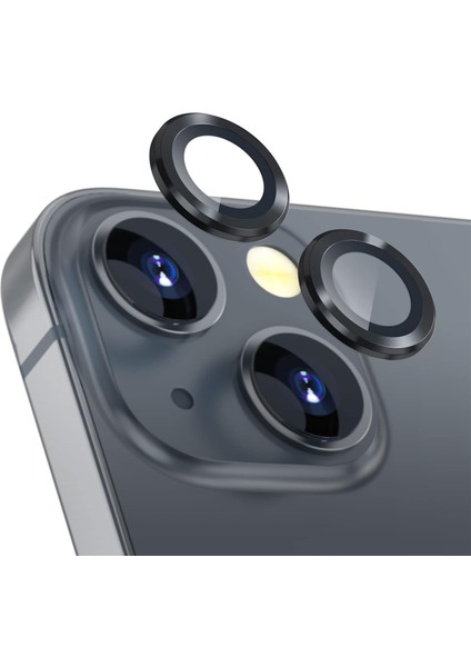 iPhone 15 Plus Kamera Koruyucu Lens Alüminyum Alışımlı Cam