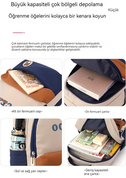 Kız Omurga Azaltma Çocuk Omuz Sırt Çantası/ilköğretim Okulu Büyük Kapasiteli Okul Çantası/ortaokul Sırt Çantası, DL144 (Yurt Dışından) modelleri