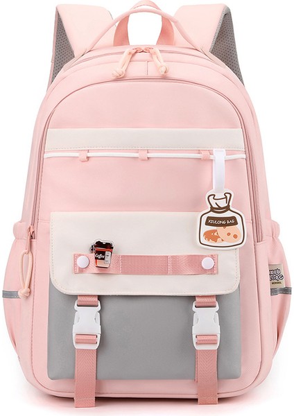 Sevimli Kızlar Için Şık ve Rahat Omuz Çantası/omurga Koruyucu, Yük Azaltma Özelliği Olan Büyük Kapasiteli Ilkokul ve Ortaokul Öğrenci Çantası, DL143 (Yurt Dışından)