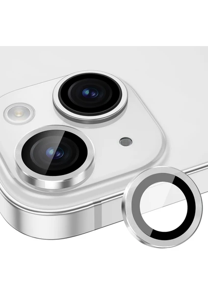 iPhone 15 Plus Kamera Koruyucu Lens Alüminyum Alışımlı Cam