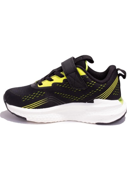 Nebula 346F24Y113 Siyah Yeşil Ortopedik Erkek Çocuk Spor Ayakkabı