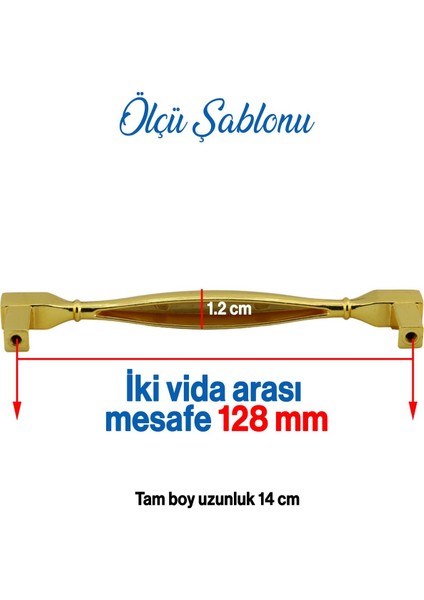 Mobilya Kulp Mutfak Dolabı Çekmece Dolap Kulpları Kapak Kulpu Kulbu Altın 128 mm Metal fırsatları