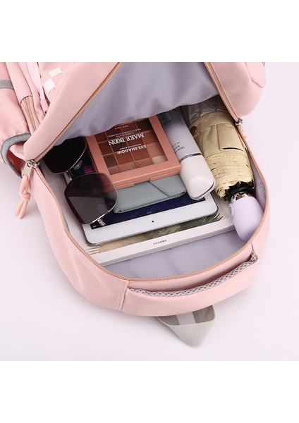 Kızlar Için Moda Rahat Geniş Kapasiteli Sırt Çantası, Ilkokul Ortaokul Lise Kampüs Çantası (Yurt Dışından) modelleri