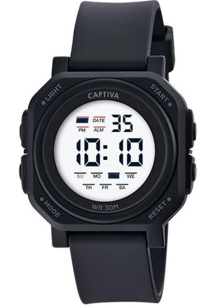 30 mt Suya Dayanıklı Digital Alarm-Kronometre-Led Işık Spor Kasa Çoçuk Kol Saati CPT.X017
