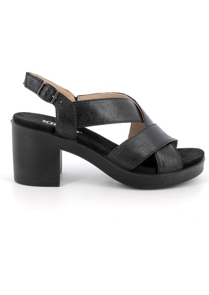 Kadın Sandalet 5676222 Dhı 56762 Igı&Co Capra Met Parke Nero