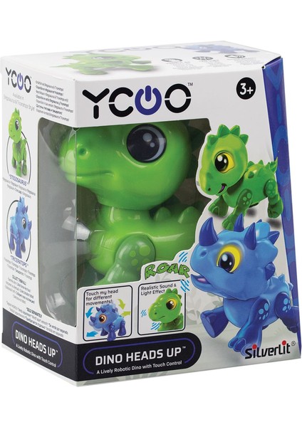 Dino Heads Up Robot Stegosaurus