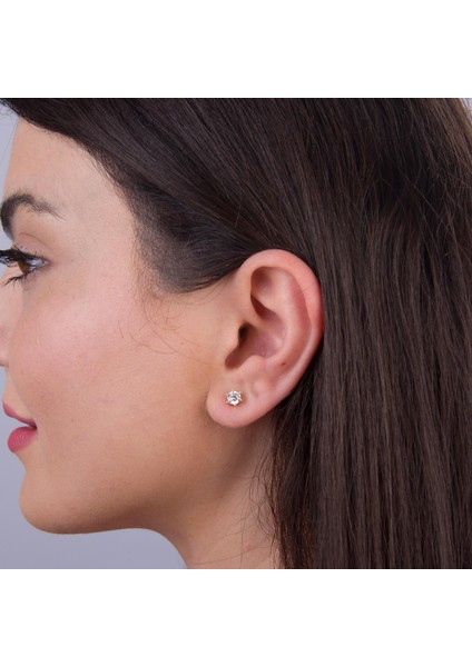 14 Ayar Tektaş Altın Küpe 1,43 gr fiyatları