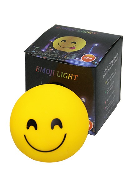 Emojı Lıght NO-266 Emoji Ledli Dekoratif Işık 8cm (K246)