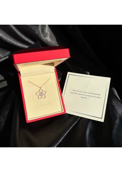 925 Ayar Gümüş Kiraz Çiçeği Kolye fiyatları