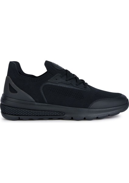 Erkek Siyah U Spherica Actif Bağcıklı Sneaker U35BAA0006KC9999
