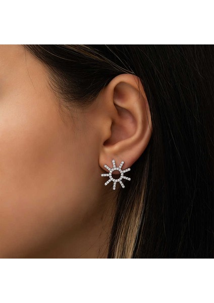 Gümüş Güneş Bayan Küpe fırsatları