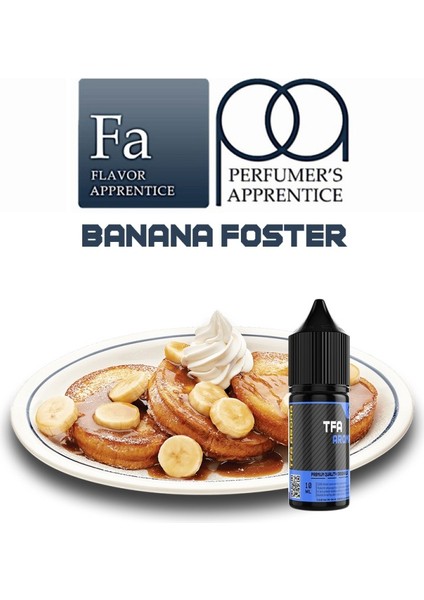 Banana Foster Aroması Muz Karamel Hindistan Cevizi Aroma 10 ml