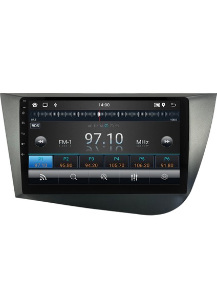 Seat Leon (2005-2012) Android 14 Multimedya Carplay 10 Inch 4 GB Ram / 64 GB Hafıza CRV-4580LXD