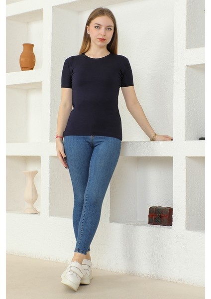 Yarım Kol Body 836 - Lacivert